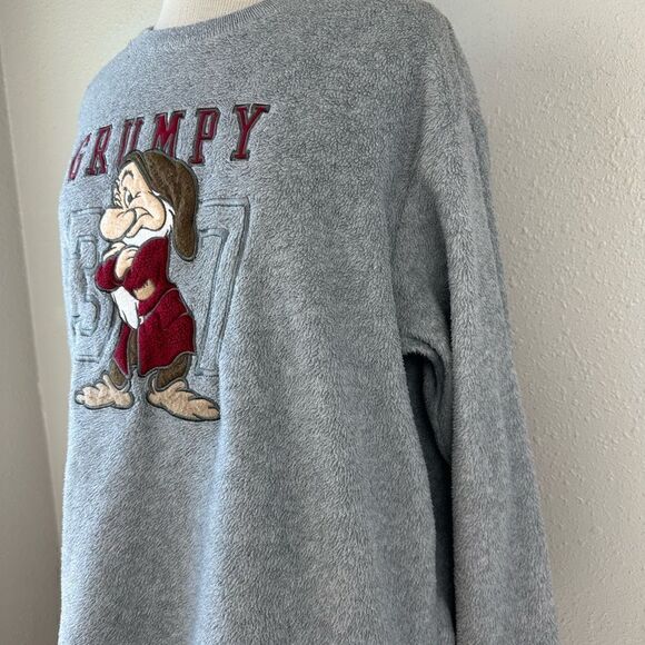 EUC Disney Women’s Grumpy Fuzzy Top - Picture 3 of 5